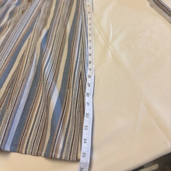 Cotten Blue Summer Maxi Dress with pockets M/L - Picture 10 of 10